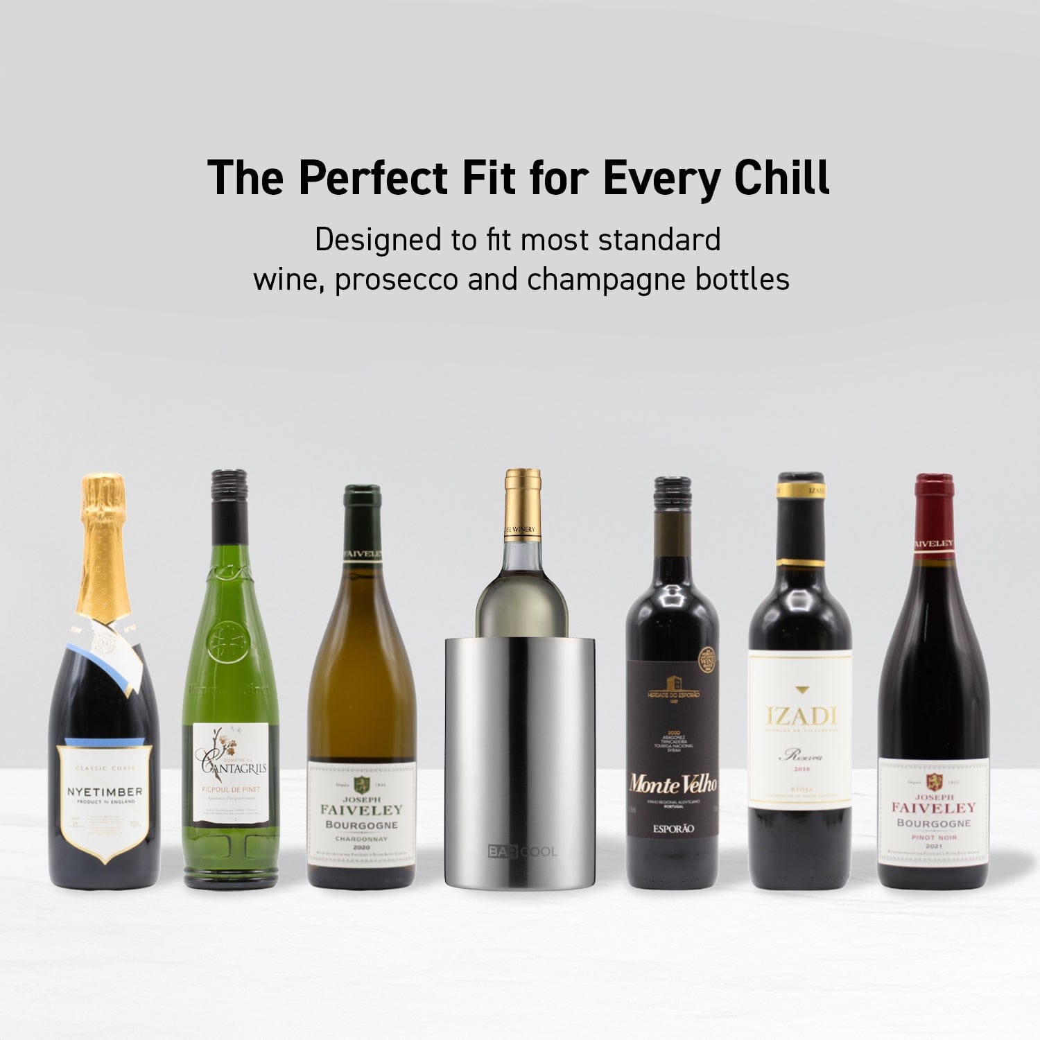 Barware Barcool Wine Cooler Sleeve Stainless Steel