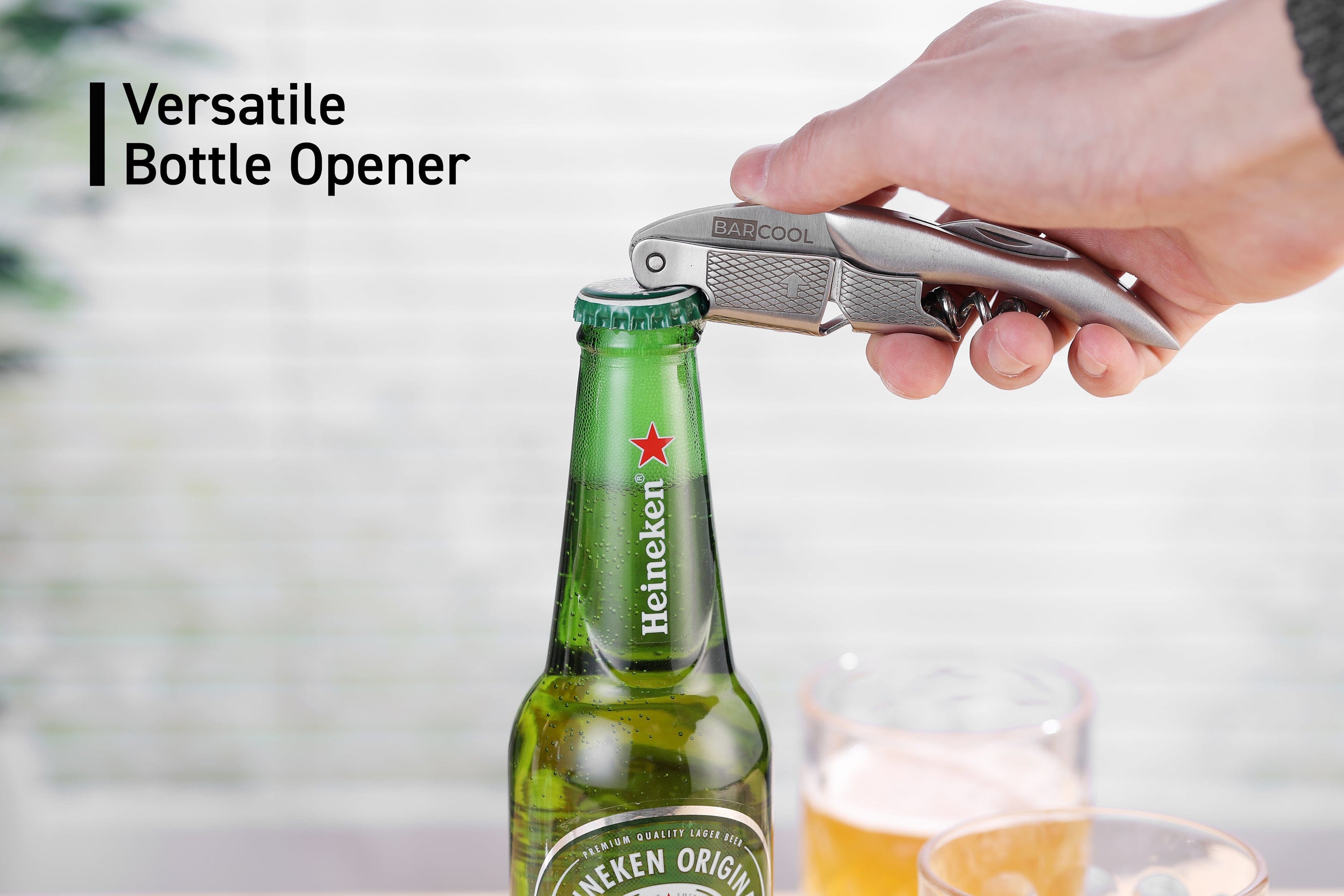 Barware Barcool Wine Opener Stainless Steel