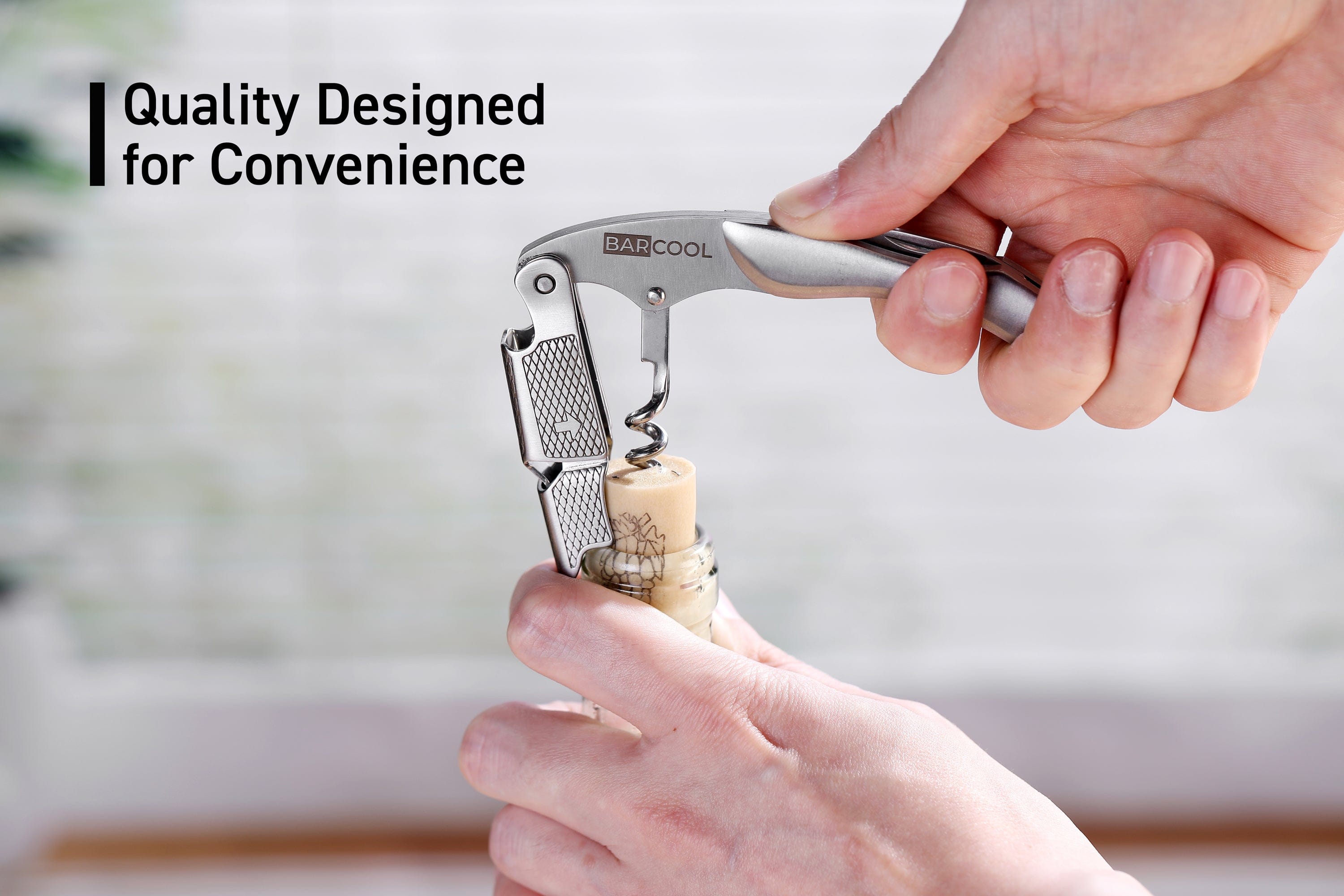 Barware Barcool Wine Opener Stainless Steel