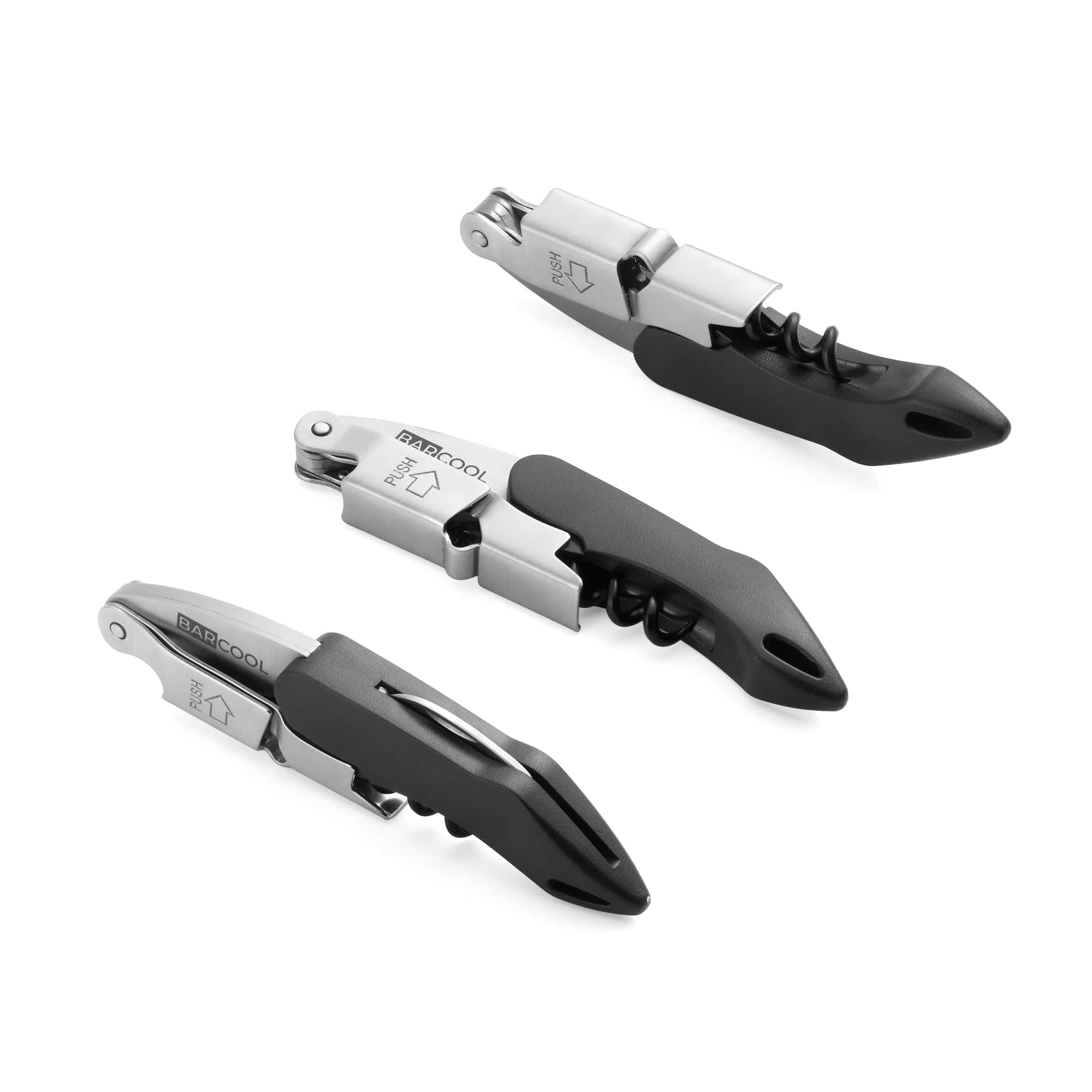 Barware Barcool Wine Opener Stainless Steel - Black