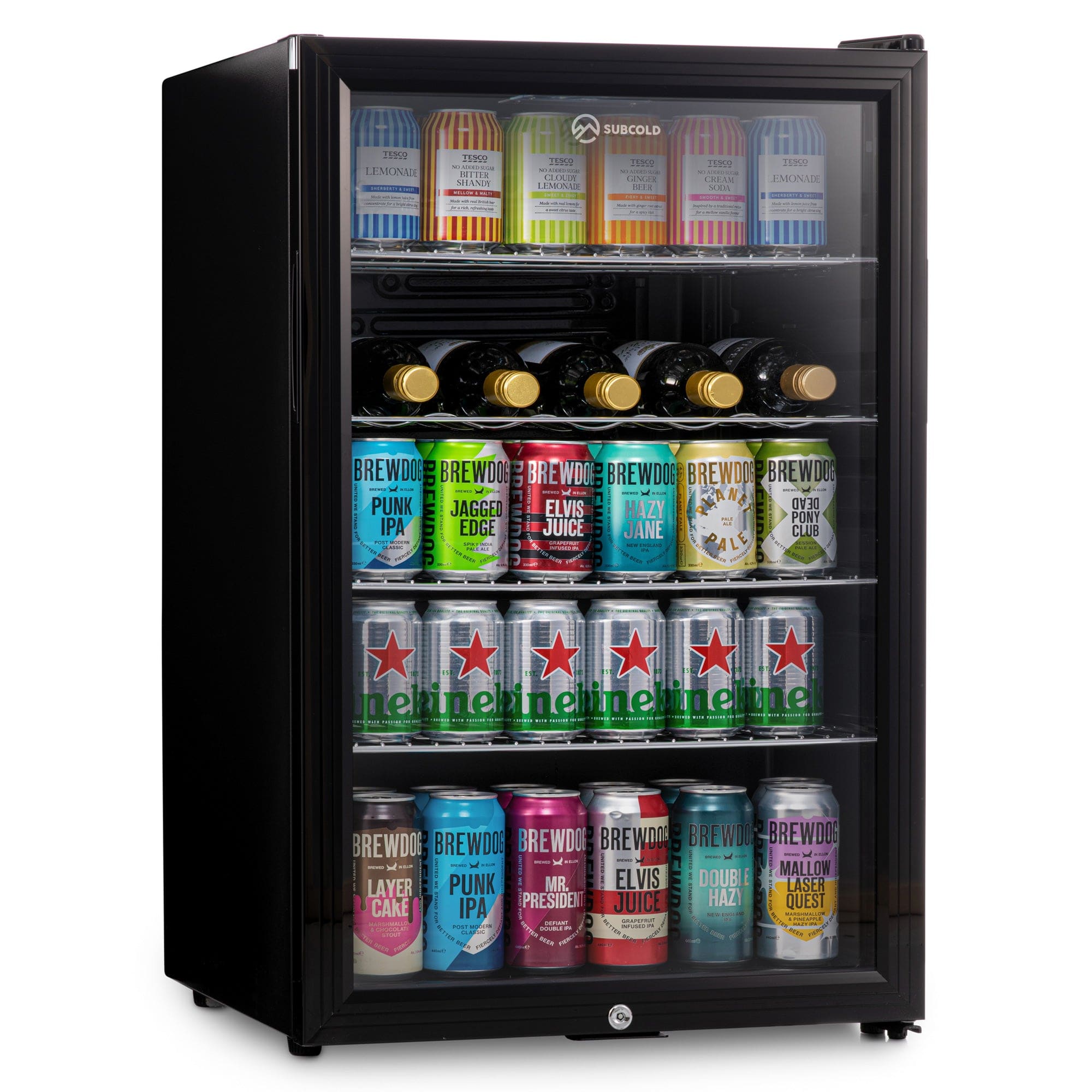 Beer Fridge Black Subcold Super115 LED Beer Fridge