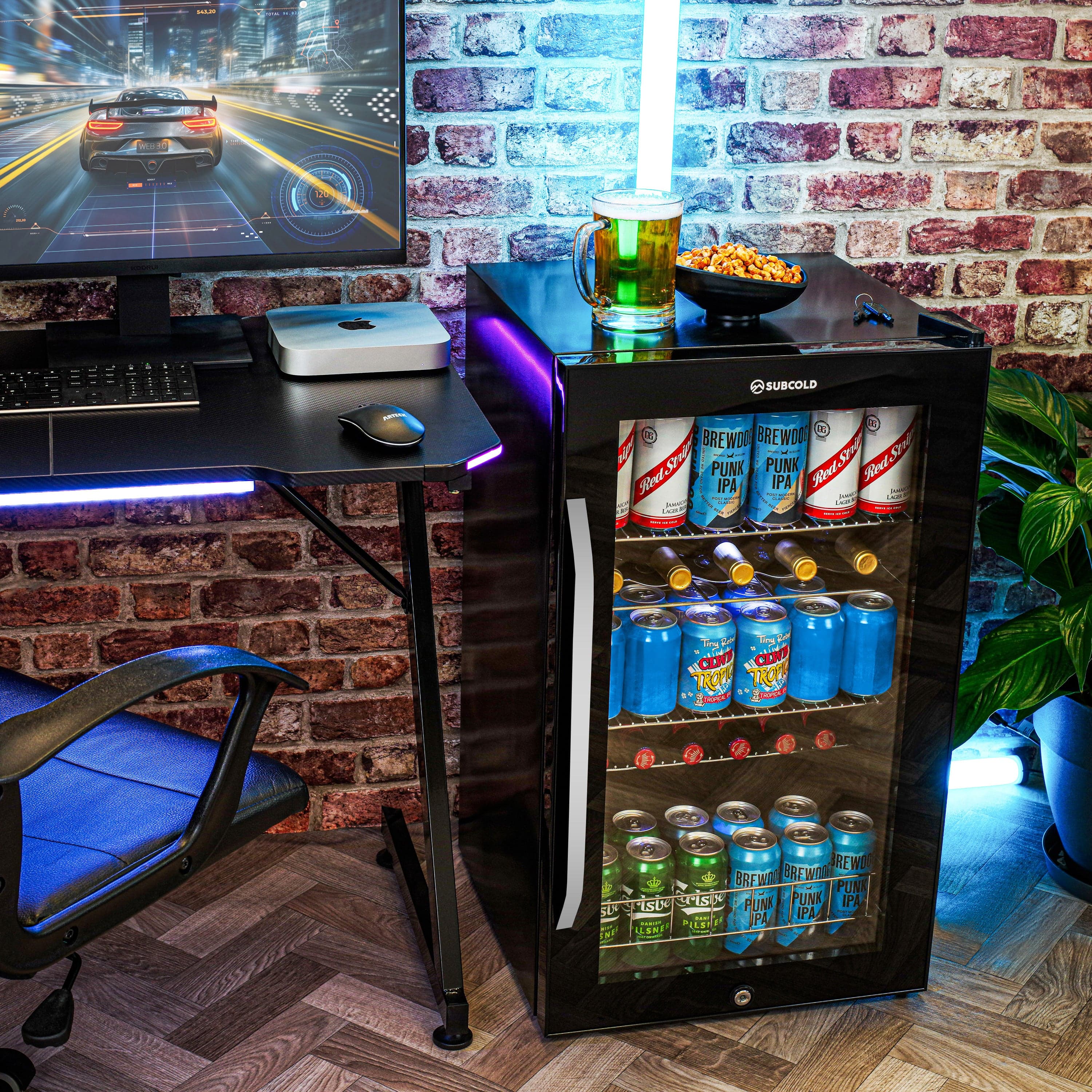 Beer Fridge Subcold Ace100 LED Touch Control Beer Fridge