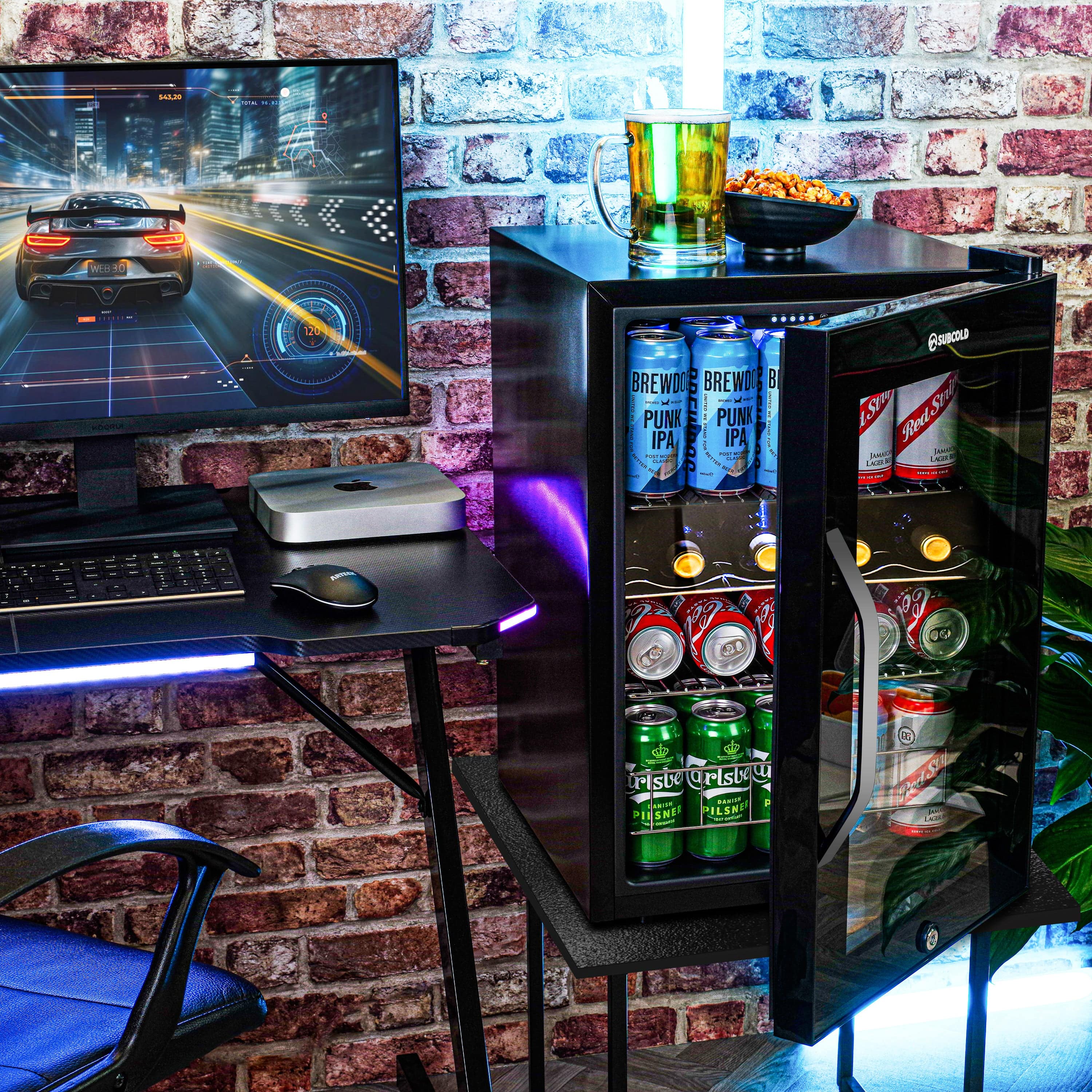 Beer Fridge Subcold Ace65 LED Touch Control Beer Fridge