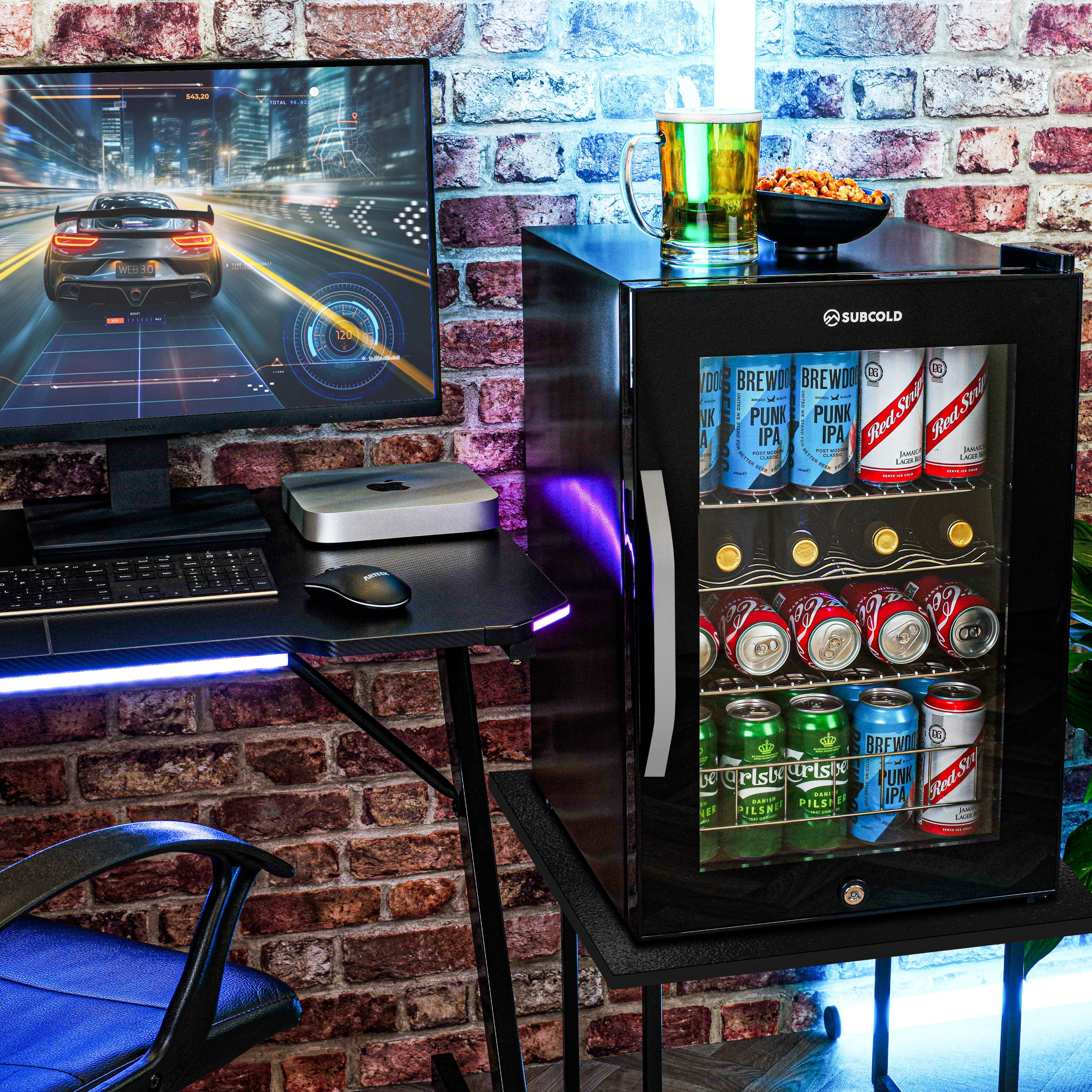 Beer Fridge Subcold Ace65 LED Touch Control Beer Fridge