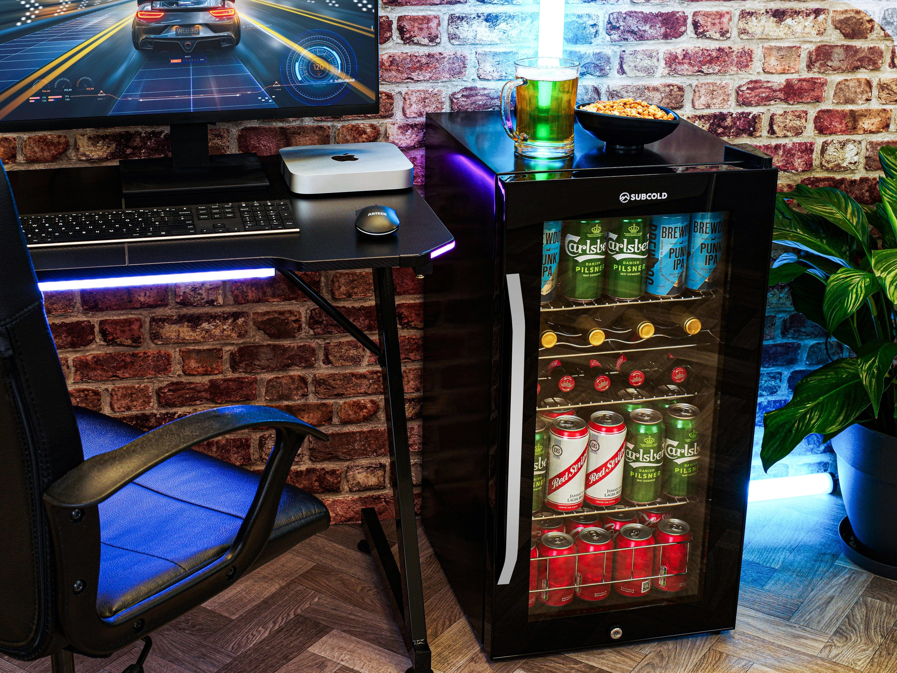 Beer Fridge Subcold Ace90 LED Touch Control Beer Fridge