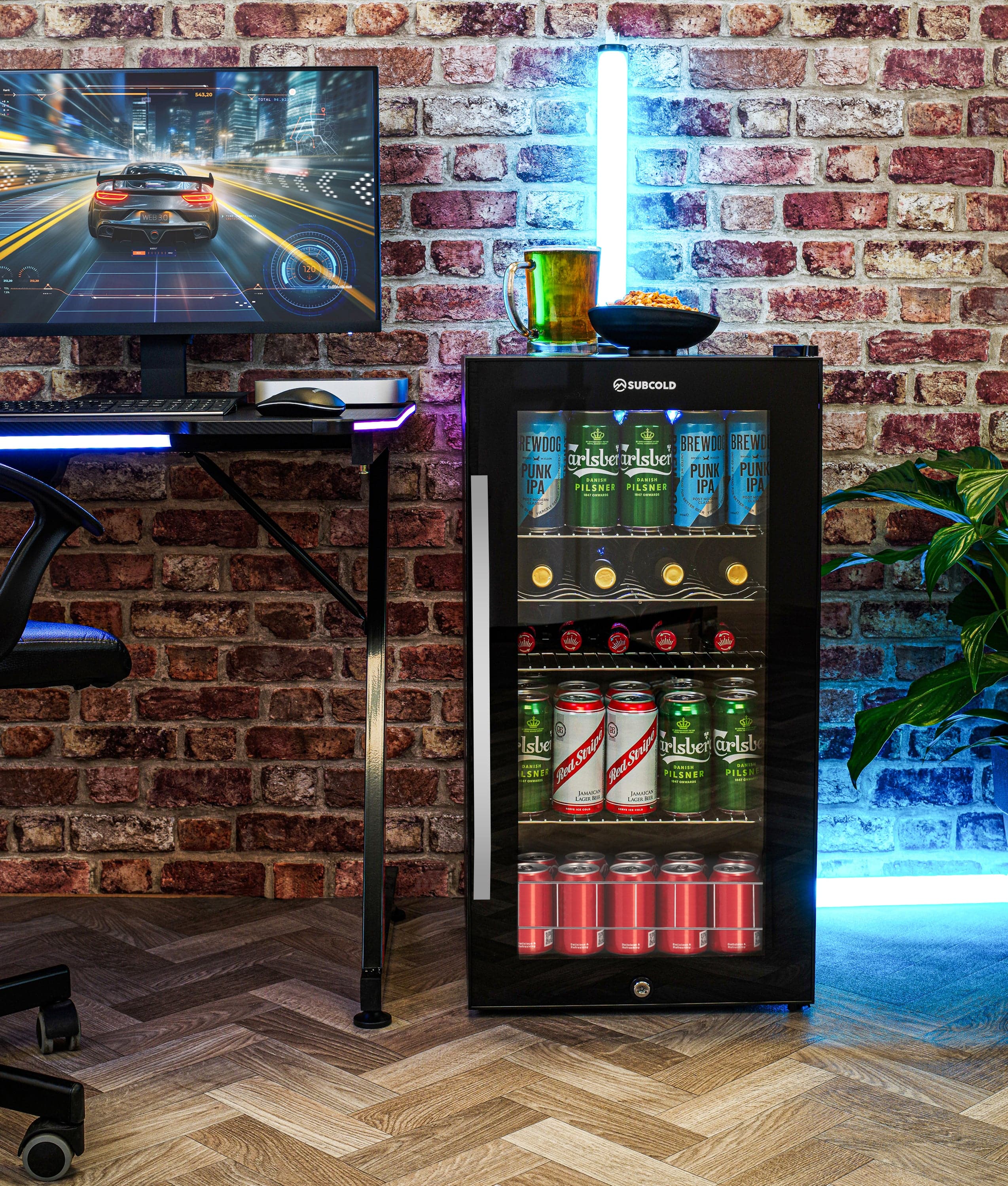 Beer Fridge Subcold Ace90 LED Touch Control Beer Fridge