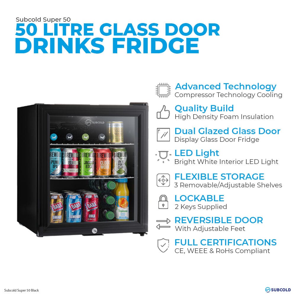 Beer Fridge Subcold Super50 LED Beer Fridge