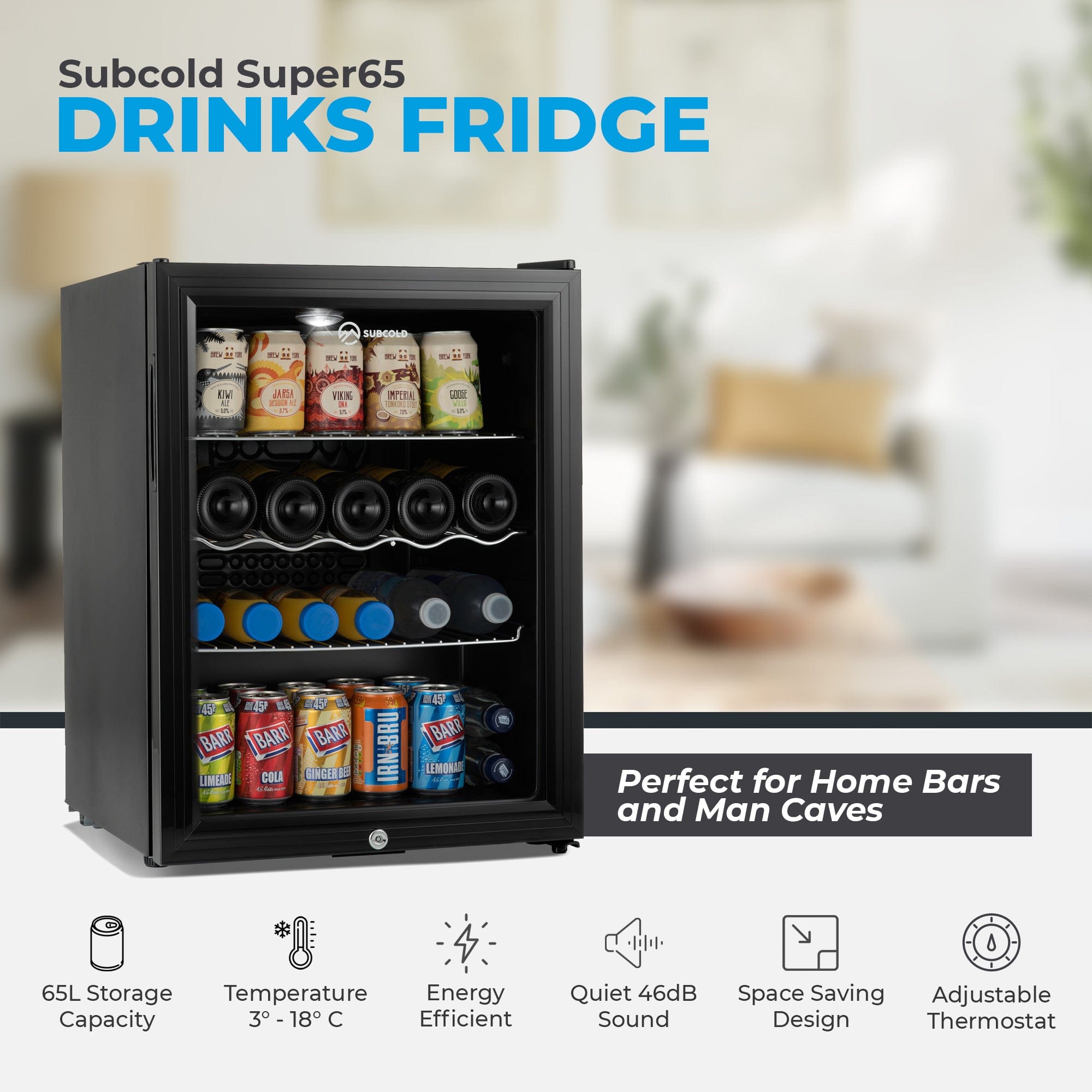 Beer Fridge Subcold Super65 LED Beer Fridge