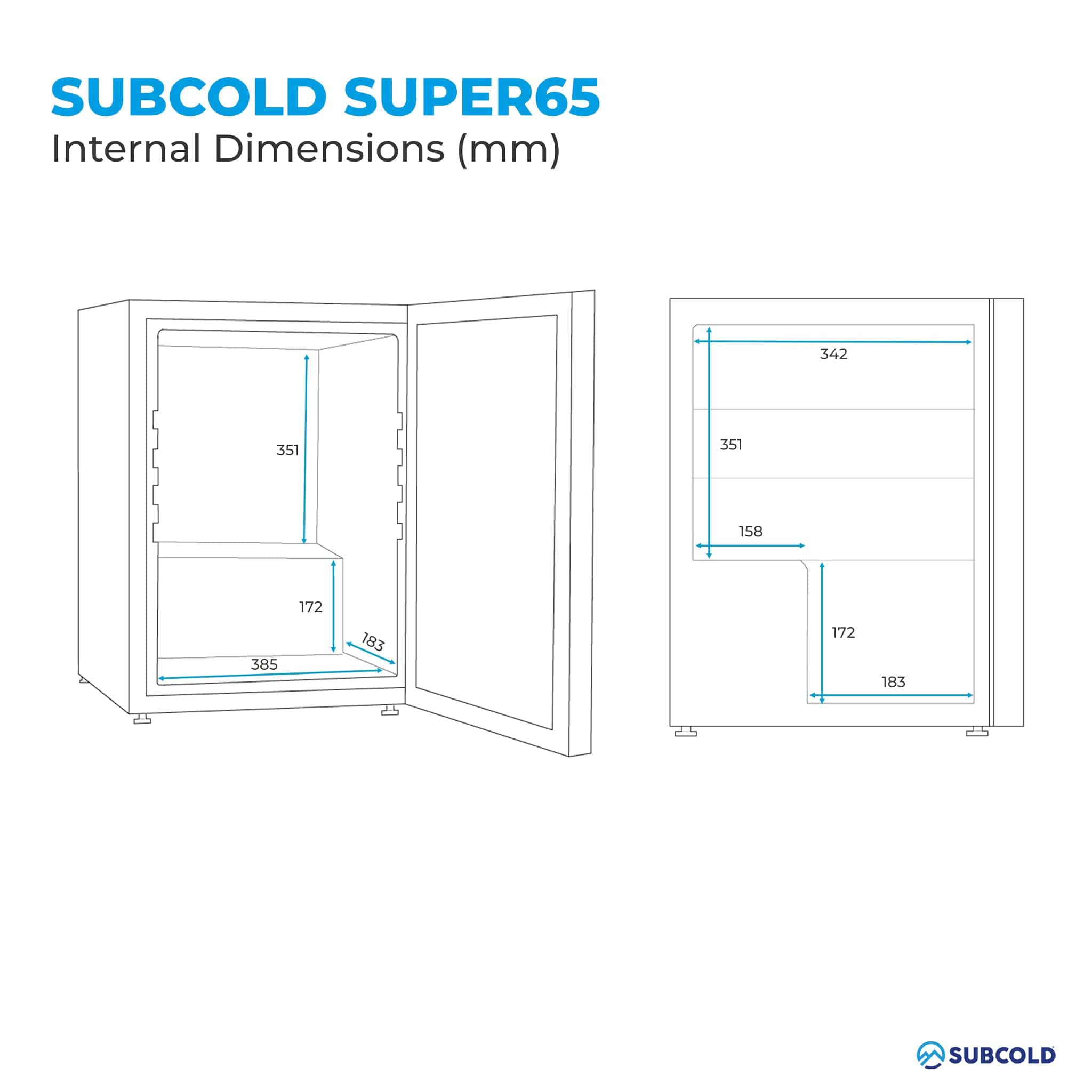 Beer Fridge Subcold Super65 LED Beer Fridge