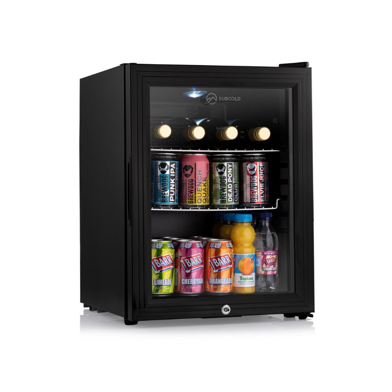 Beverage & Wine Cooler Subcold Super 35 Black Countertop Beer Fridge
