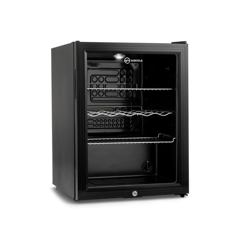 Beverage & Wine Cooler Subcold Super 65 LED Black Beer Fridge