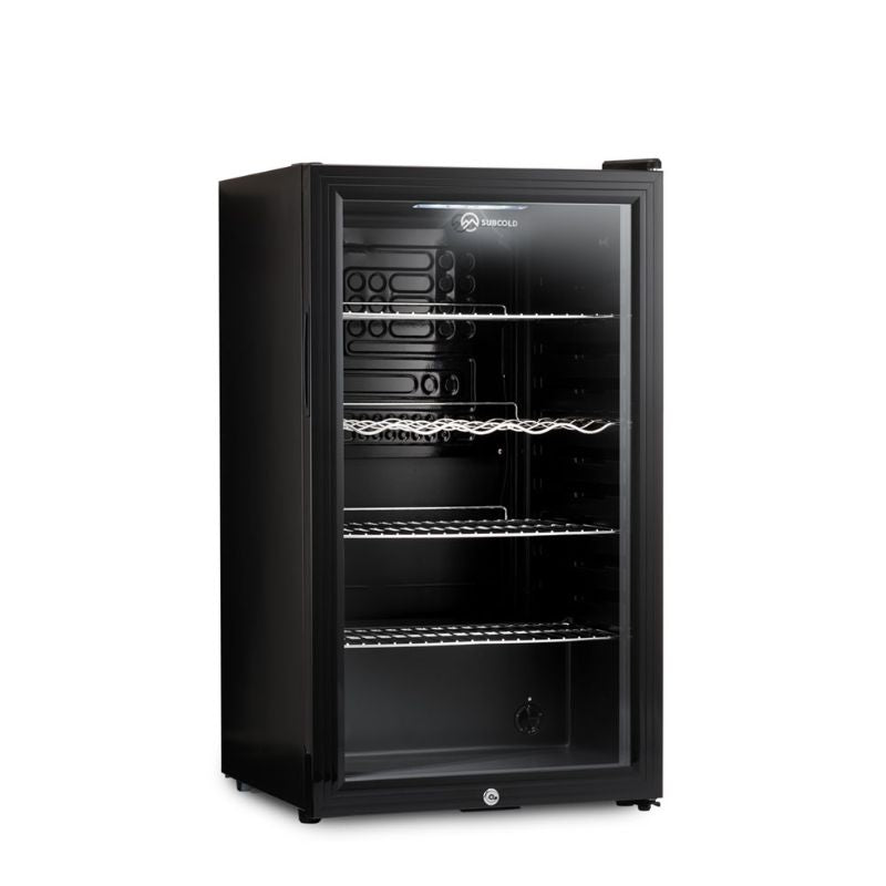 Beverage & Wine Cooler Subcold Super 85 LED Beer Fridge – Black