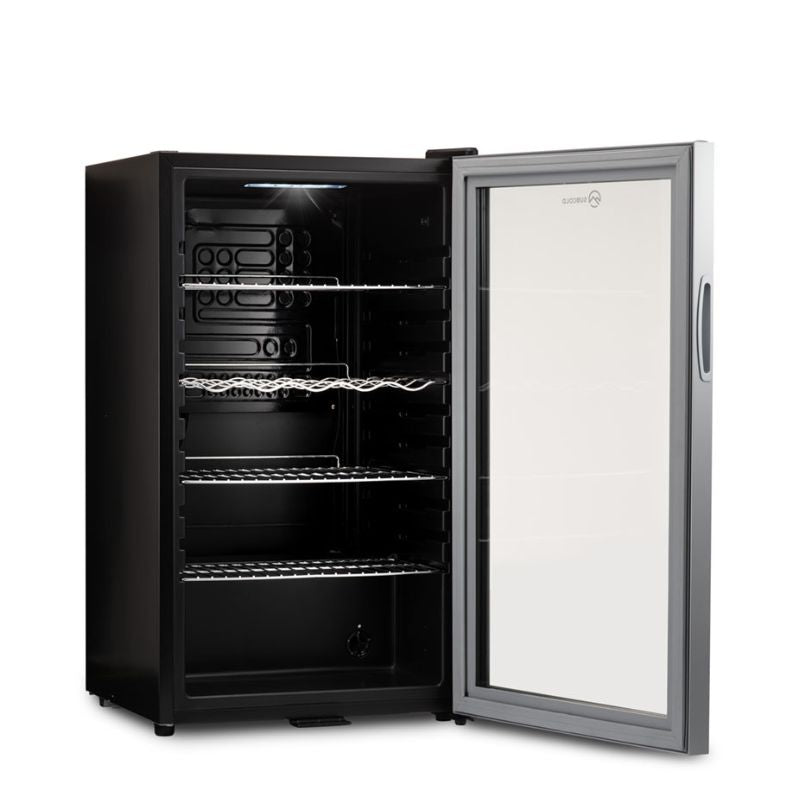 Beverage & Wine Cooler Subcold Super 85 LED Beer Fridge – Silver
