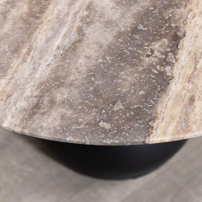 Bicester Coffee Table with Travertine Top