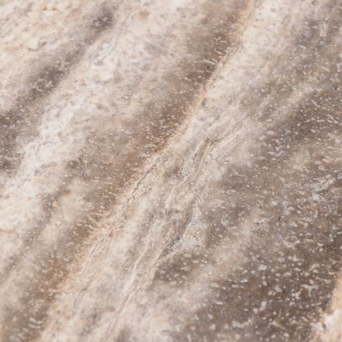 Bicester Coffee Table with Travertine Top