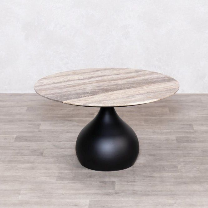 Bicester Coffee Table with Travertine Top