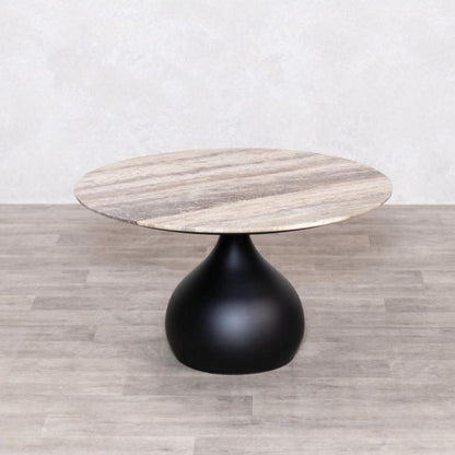 Bicester Coffee Table with Travertine Top