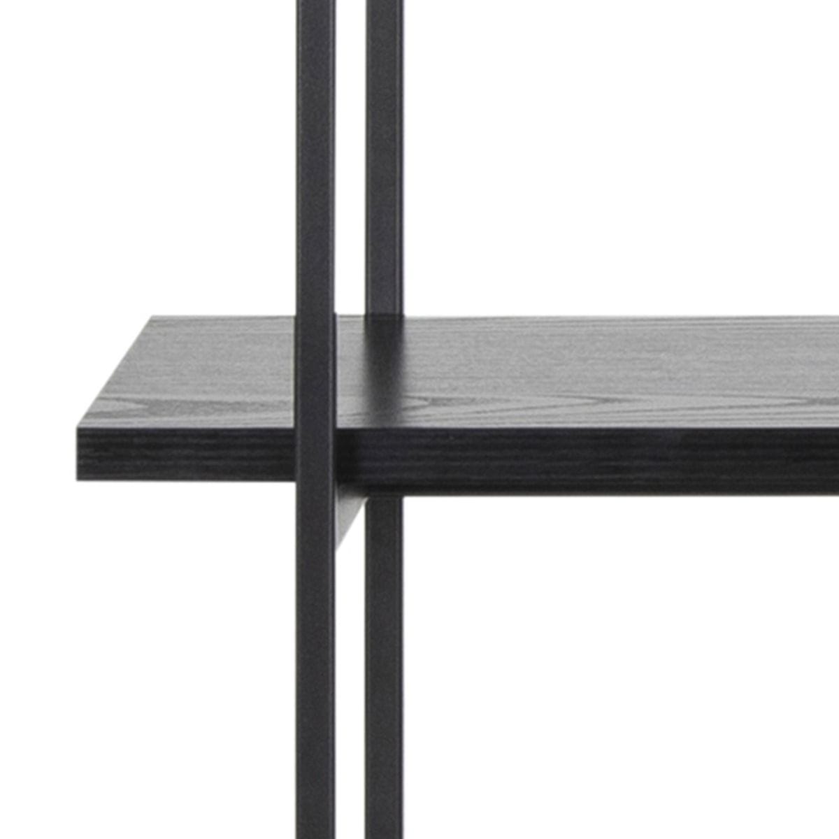 Bookcase Angus Bookcase with 5 Shelves in Black