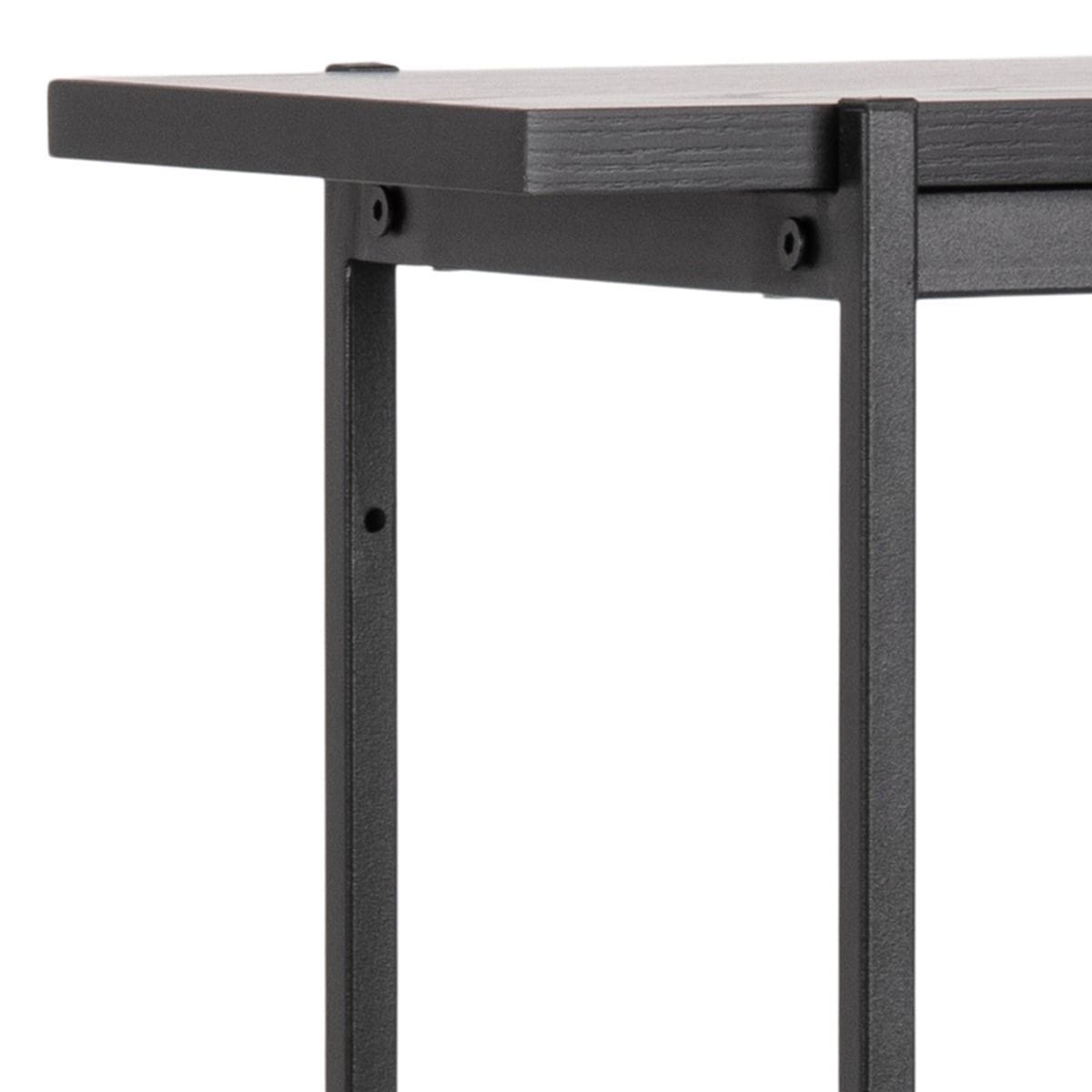 Bookcase Angus Small Bookcase with 2 Sliding Doors in Black