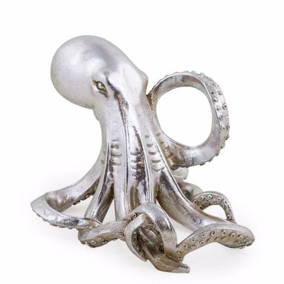 Bottle Holder Silver Octopus Wine Bottle Holder
