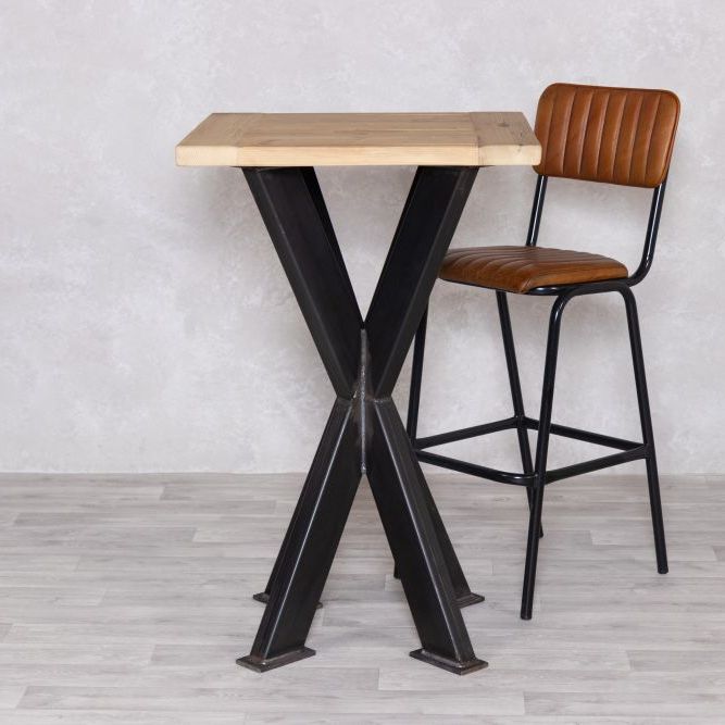 Brixham Pine Top Cafe Bar Table Range