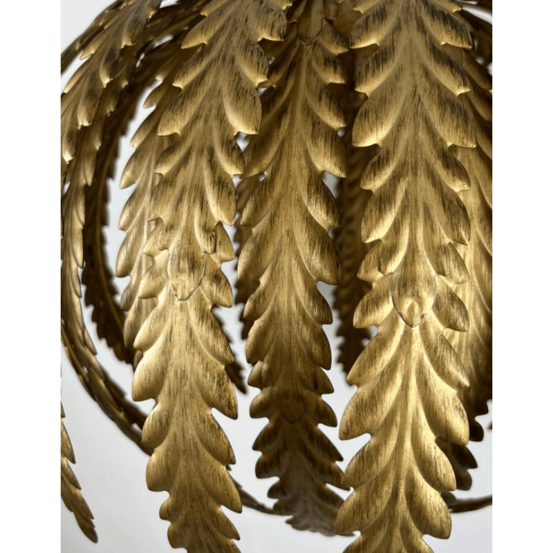 Ceiling Pendant Gold Tropical Floral Ceiling Pendant