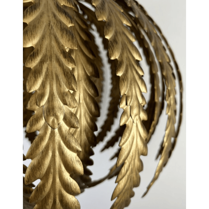 Ceiling Pendant Gold Tropical Floral Ceiling Pendant