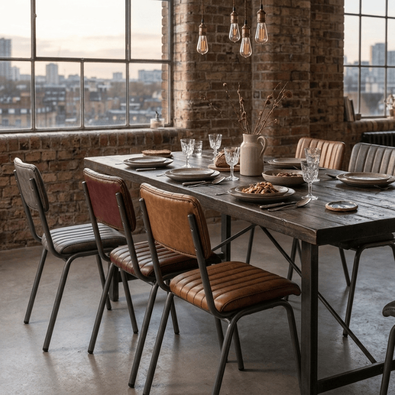 Chair Battersea Leather Dining Chair