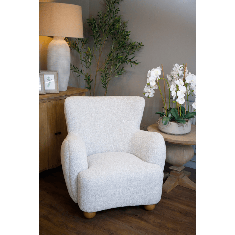 Chair Greige Hui Large Arm Chair