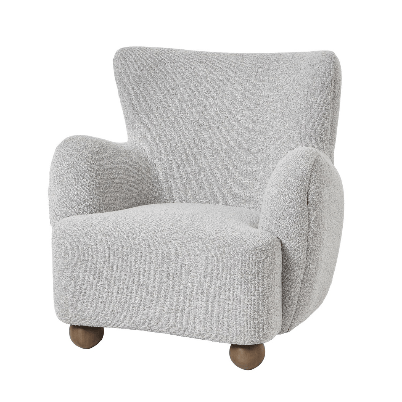 Chair Greige Hui Large Arm Chair