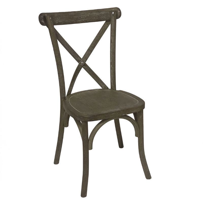 Chair Light Oak Cross Back Dining Chair