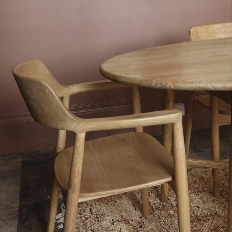 Chair Shoreditch Dining Chair with Arms in Teak