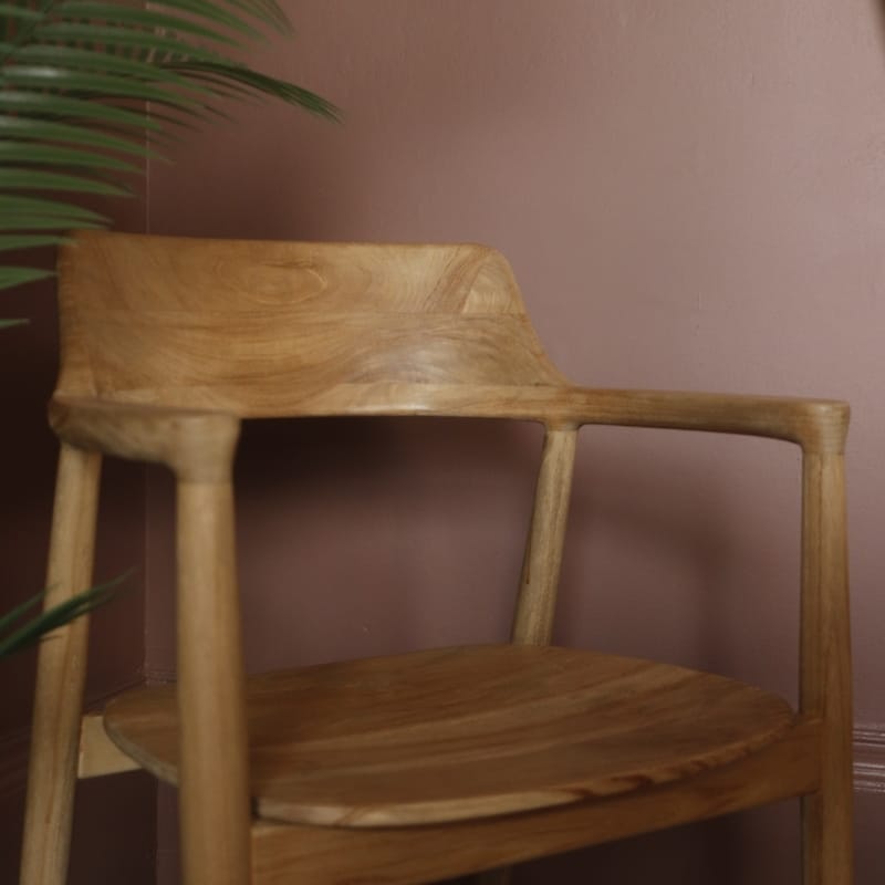 Chair Shoreditch Dining Chair with Arms in Teak