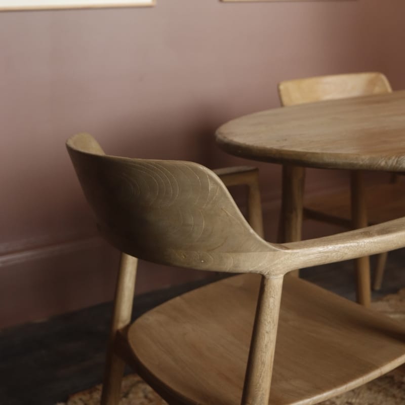 Chair Shoreditch Dining Chair with Arms in Teak