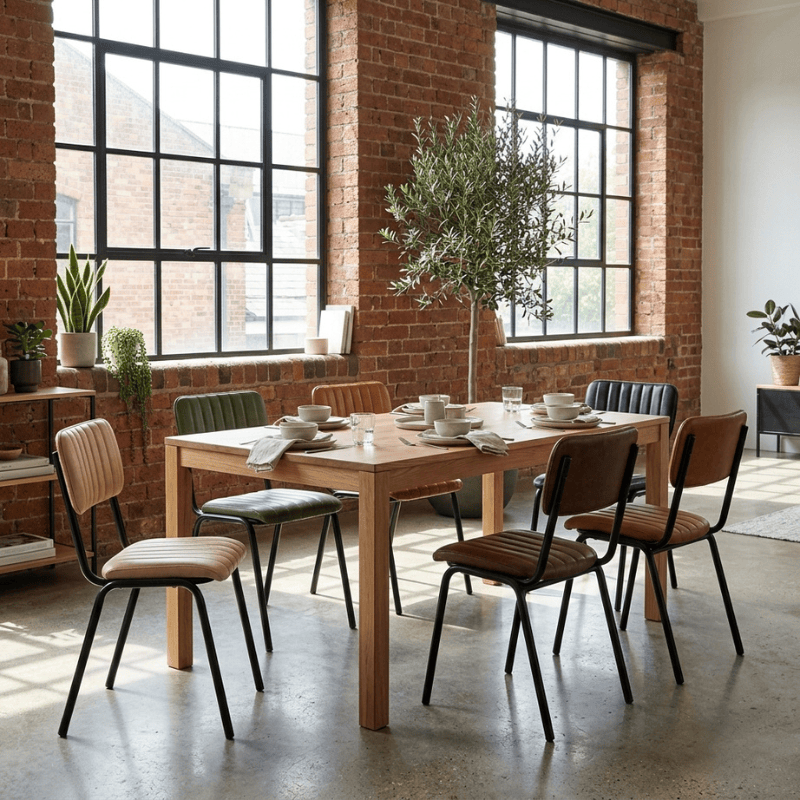 Chairs Baltimore Leather Dining Chair