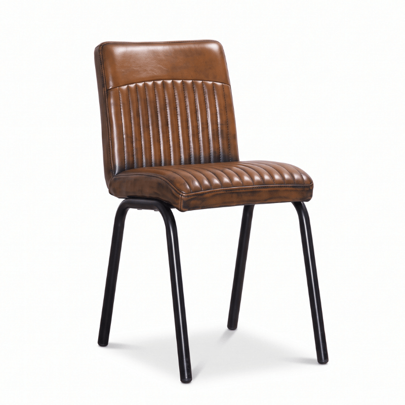 Chairs Brown / Black Fitzrovia Retro Style Dining Chair