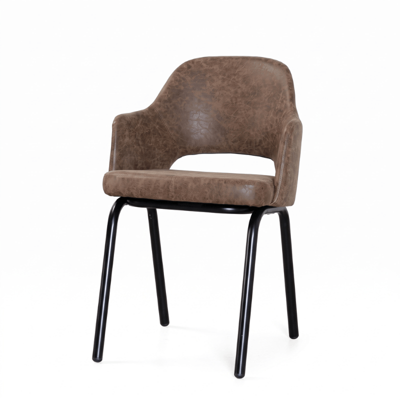 Chairs Brown / Black Ulysses Faux Leather Armchair Range