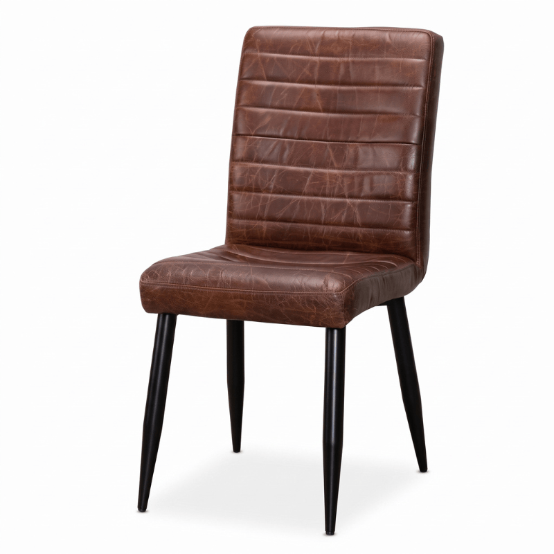 Chairs Chestnut Solsbury Leather Dining Chair Range
