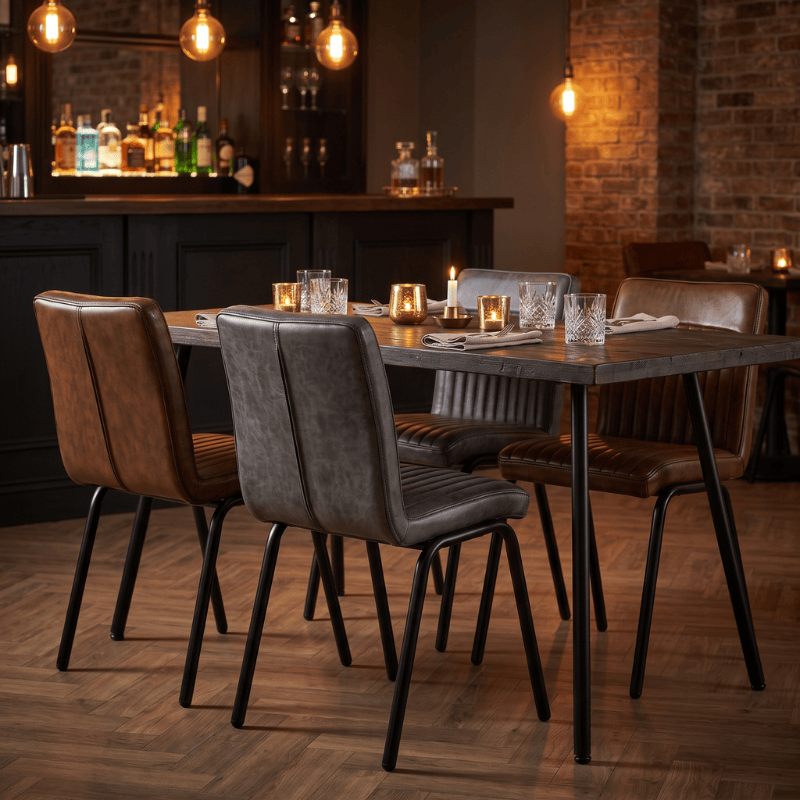 Chairs Fitzrovia Retro Style Dining Chair