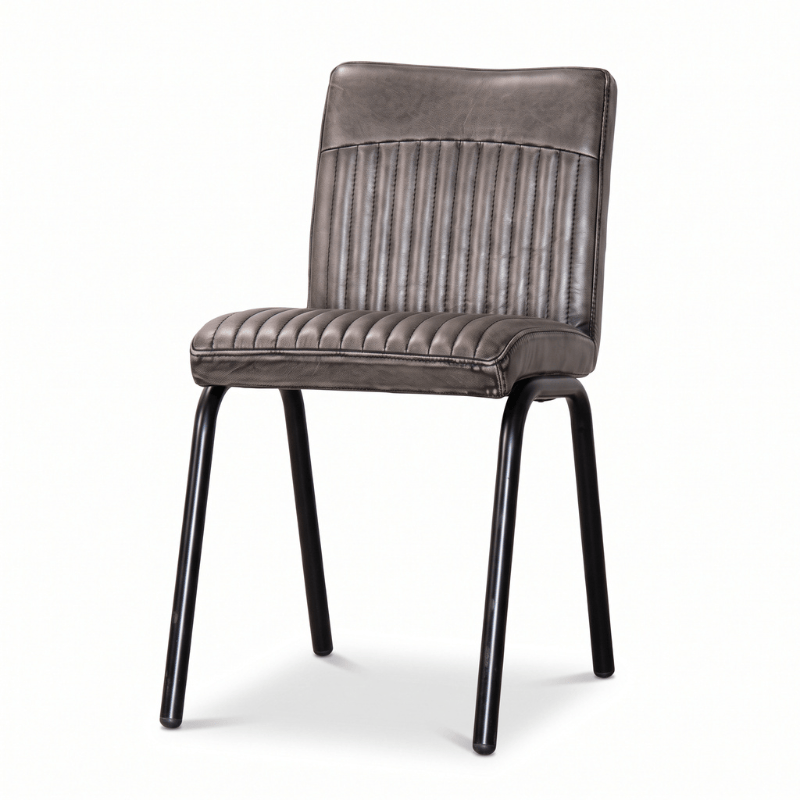 Chairs Grey / Black Fitzrovia Retro Style Dining Chair