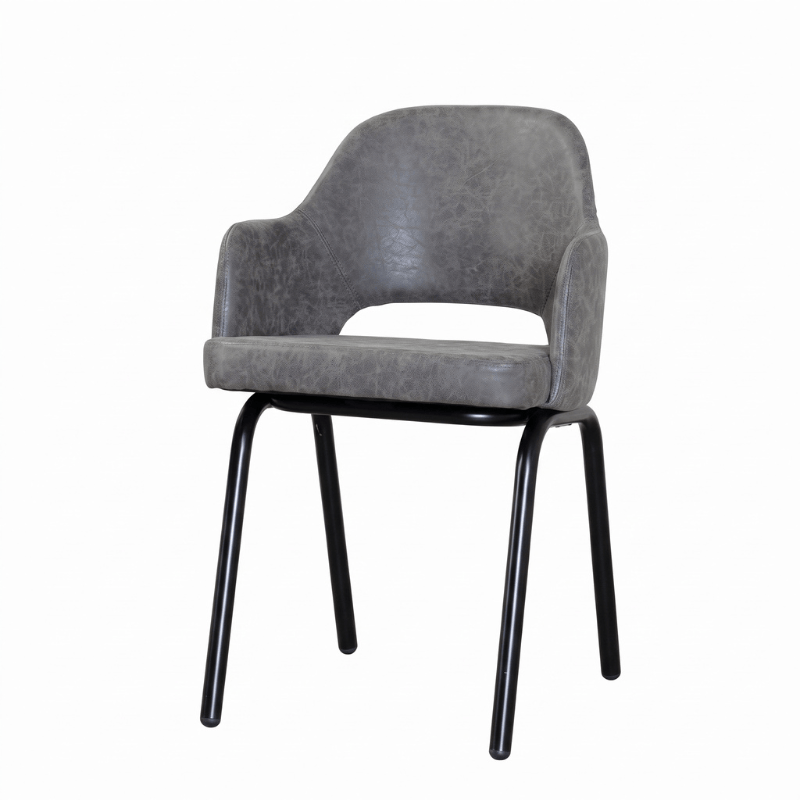 Chairs Grey / Black Ulysses Faux Leather Armchair Range