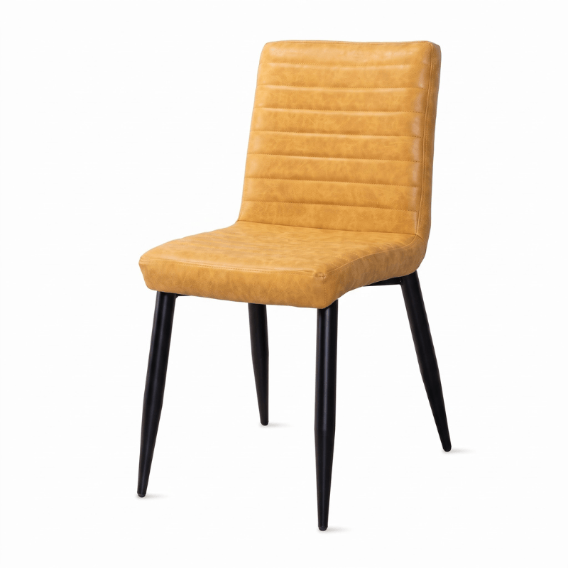 Chairs Harvest Gold Kensington Faux Leather Dining Chair Range