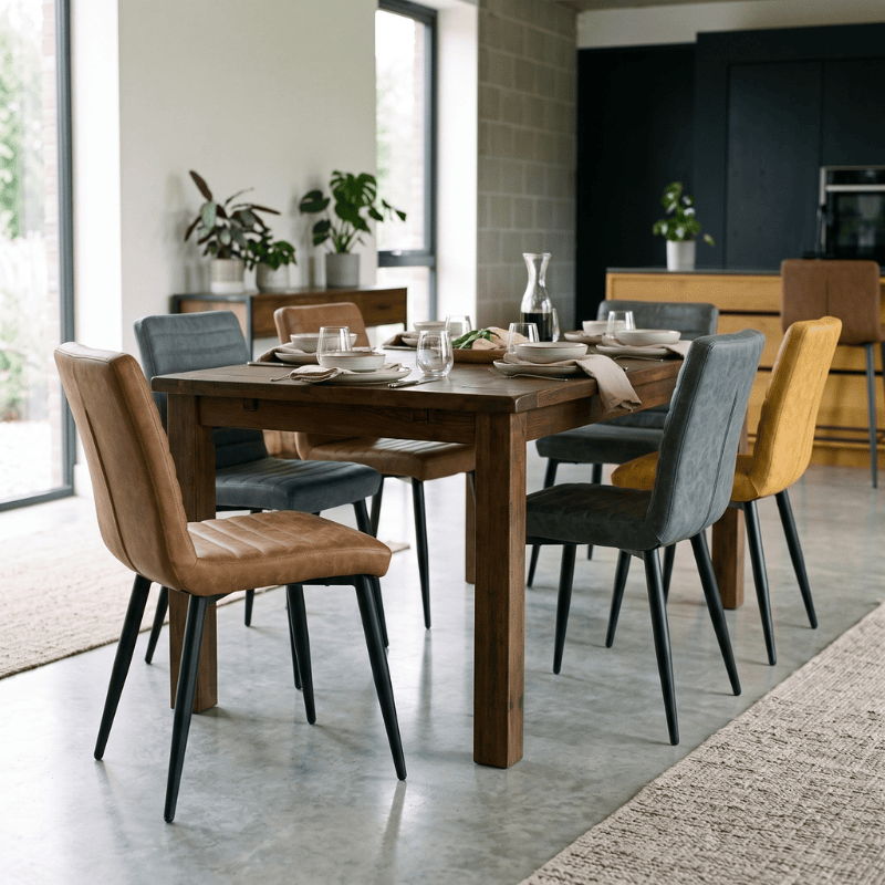 Chairs Kensington Faux Leather Dining Chair Range