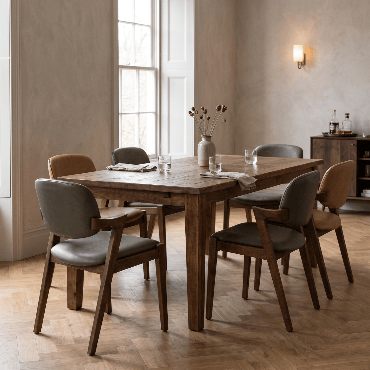 Chairs Mayfair Faux Leather Dining Chair Range