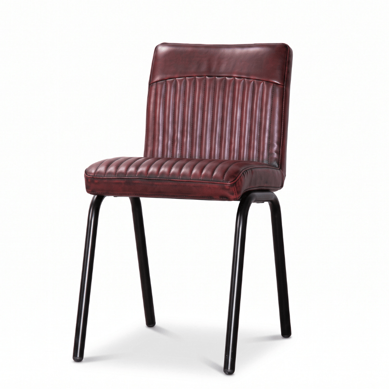 Chairs Red / Black Fitzrovia Retro Style Dining Chair