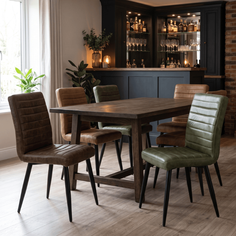 Chairs Solsbury Leather Dining Chair Range