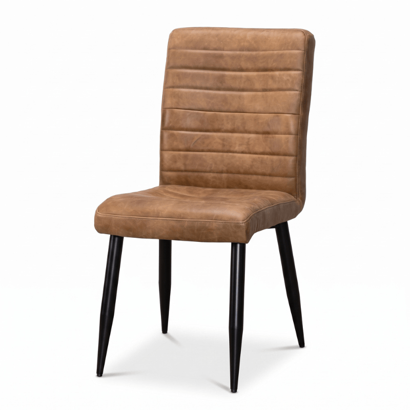 Chairs Tan Solsbury Leather Dining Chair Range