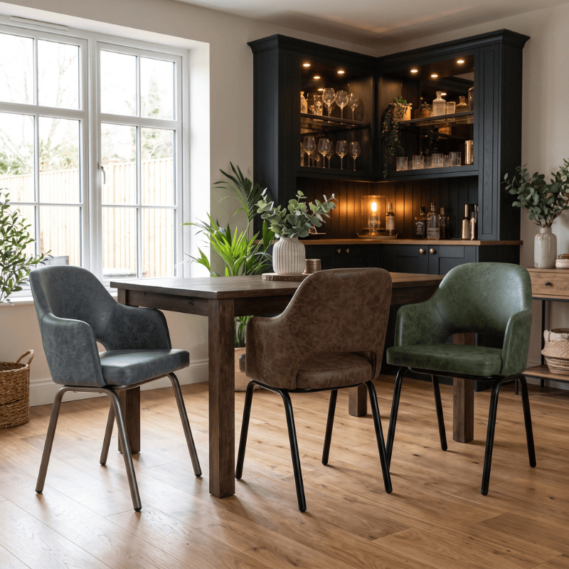Chairs Ulysses Faux Leather Armchair Range