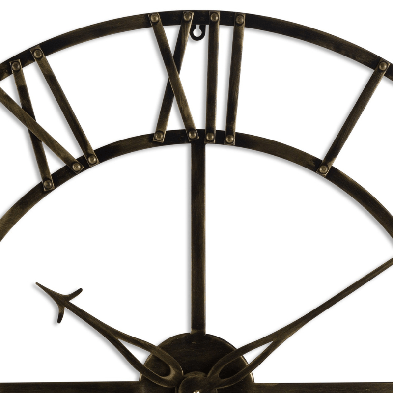 Clock Antique Brass Skeleton Clock