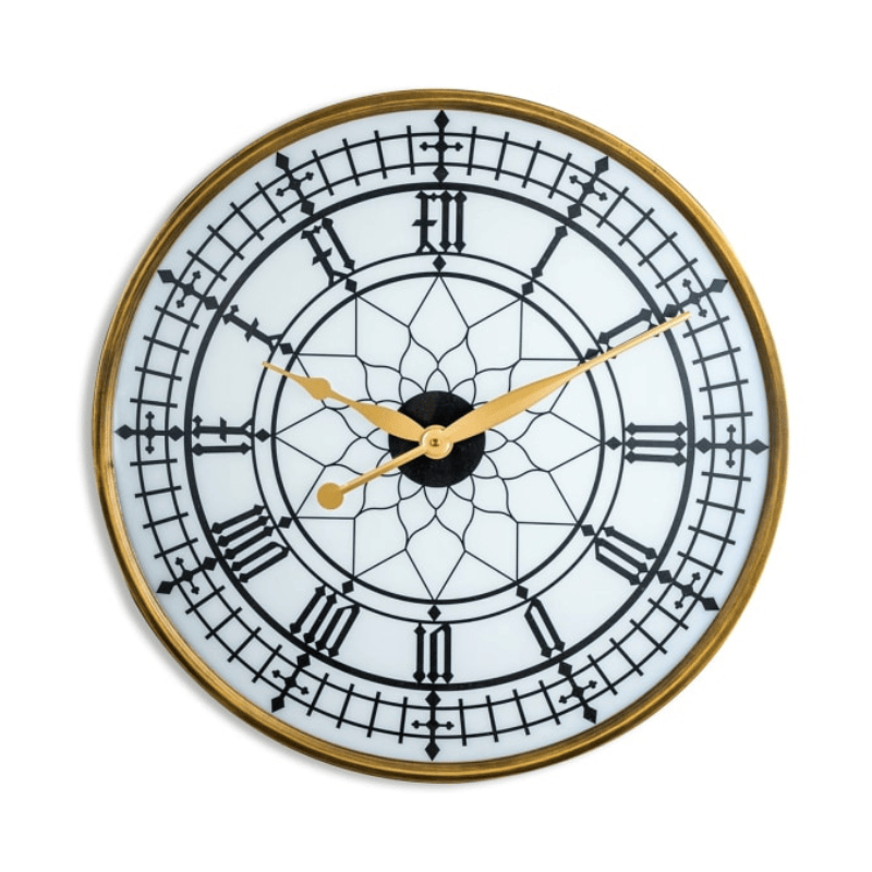 Clock Gold Framed Backlit Wall Clock